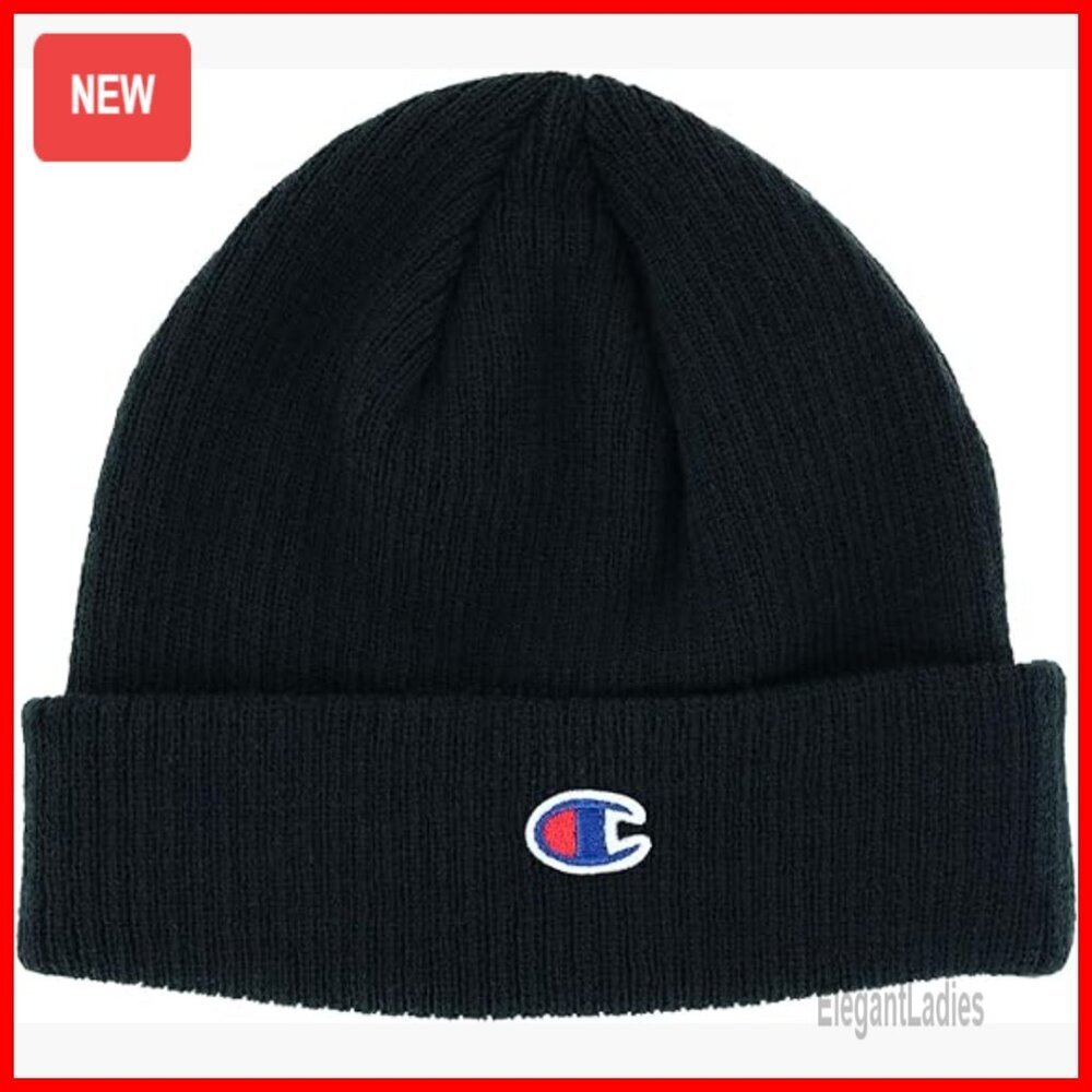 Acrylic Ribbed Cuffed Beanie Winter Hat Pull-On Fit